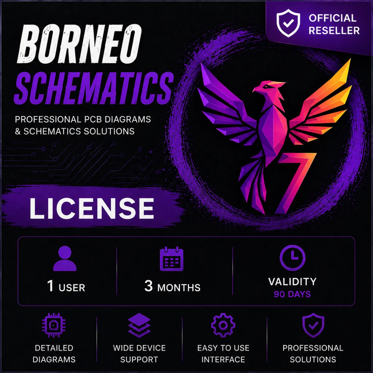 Borneo Schematics License — 1 User — 3 Months - Image 1