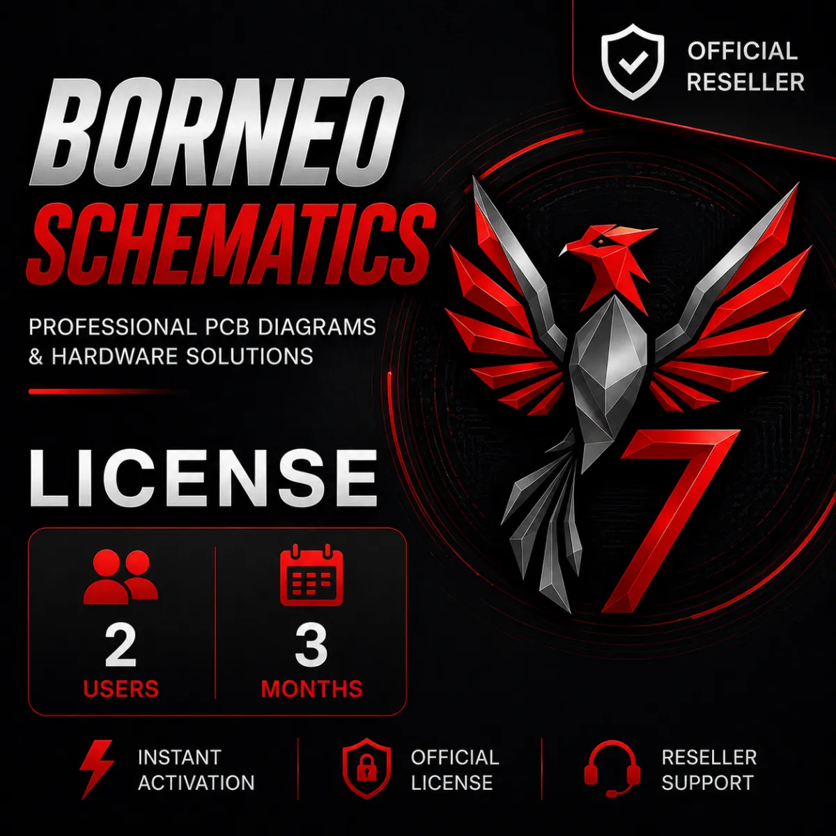 Borneo Schematics License — 2 Users — 3 Months - Image 1