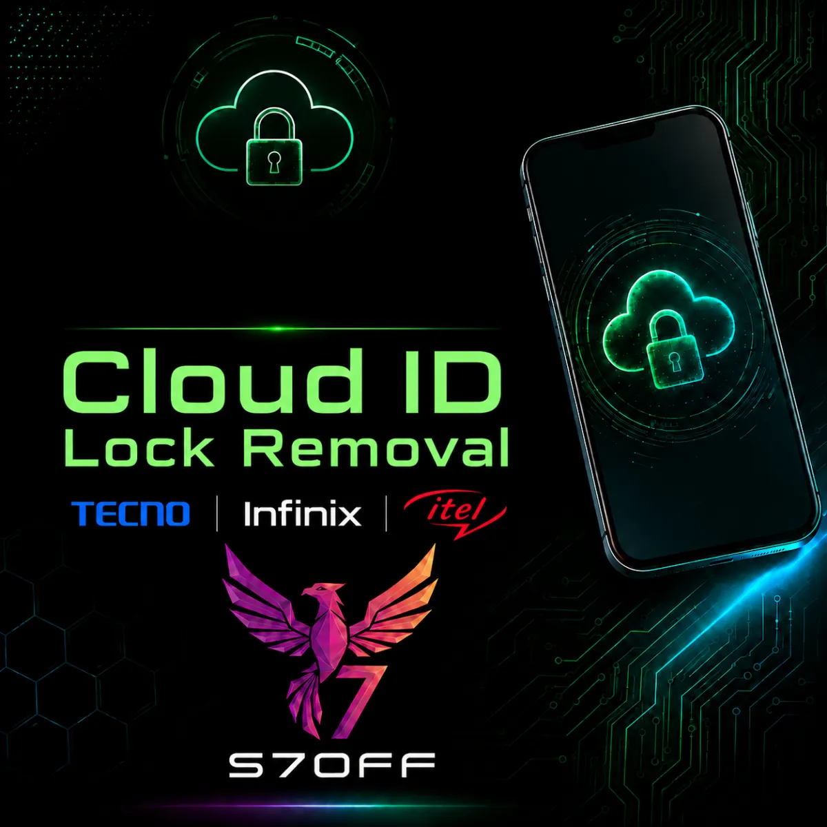 Cloud ID Lock Removal — TECNO | INFINIX | ITEL - Image 1